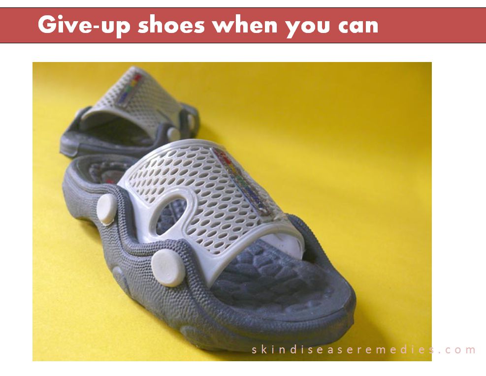 give-up shoes when you can