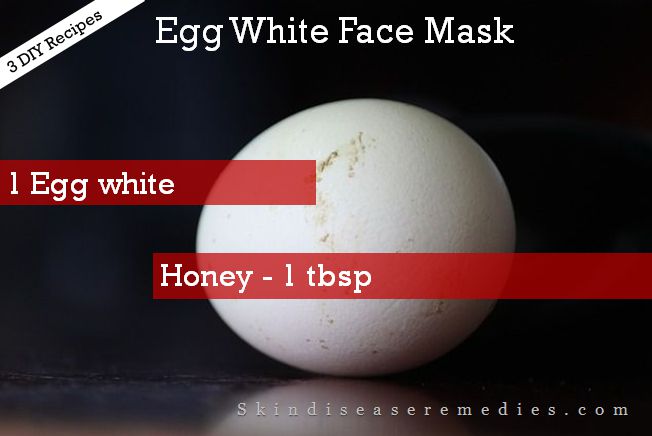 egg white face mask