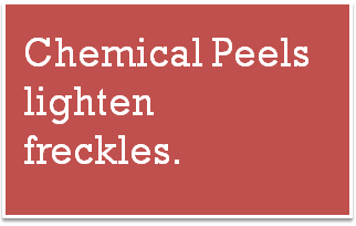 chemical peels for freckles