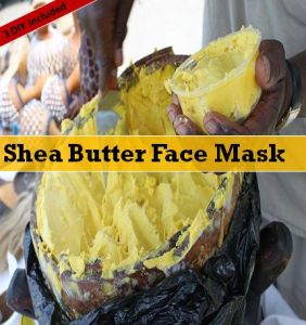 shea butter face mask