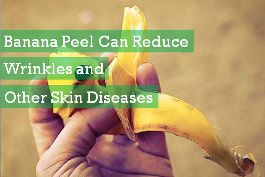 banana peel for wrinkles