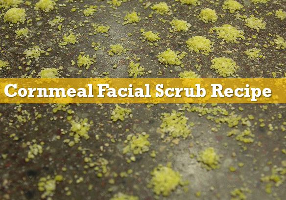 cornmeal face scrub