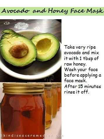 avocado and honey face mask