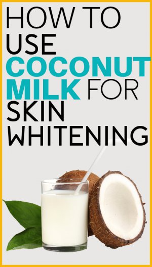 coconut milk face mask, skin whitening, acne