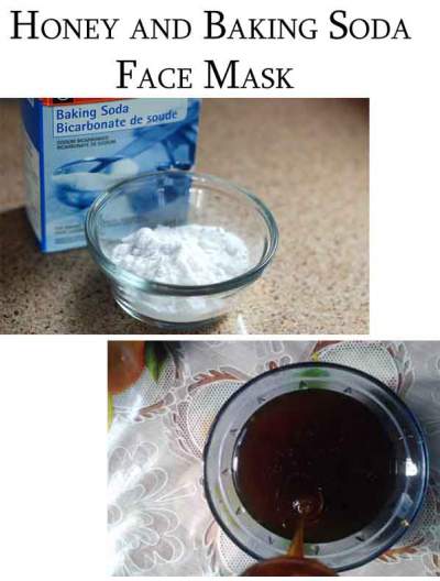 honey and baking soda face mask