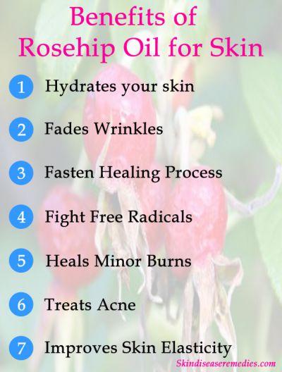 uses treatment skin Oil Skin Benefits 7  Skin  Rosehip Disease for Remedies