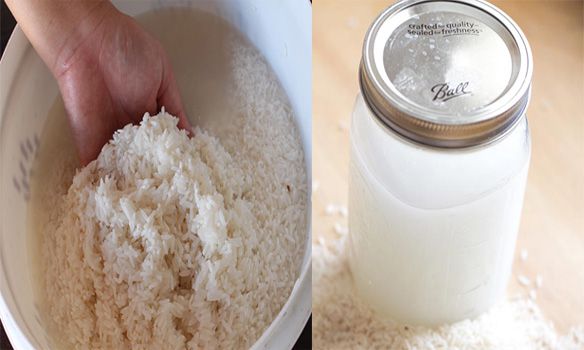 rice water for skin whitening