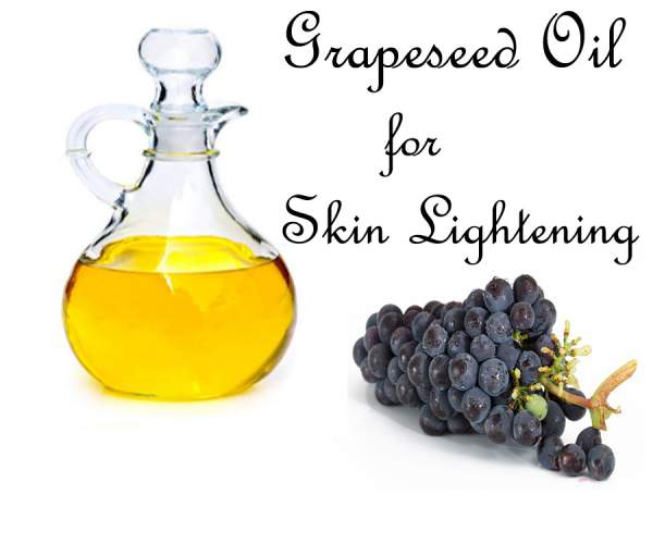 grapeseed oil for skin lightening