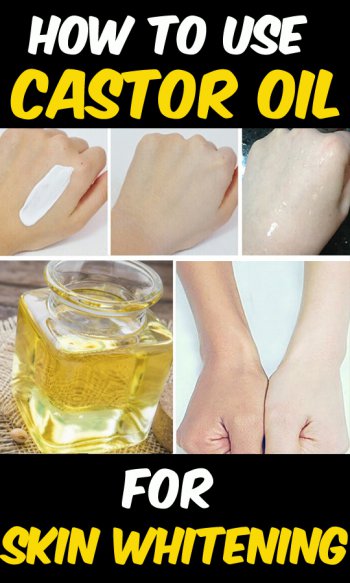 castor oil for skin whitening