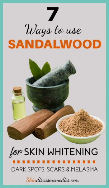 sandalwood for skin whitening