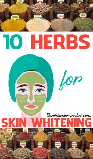 herbs for skin whitening